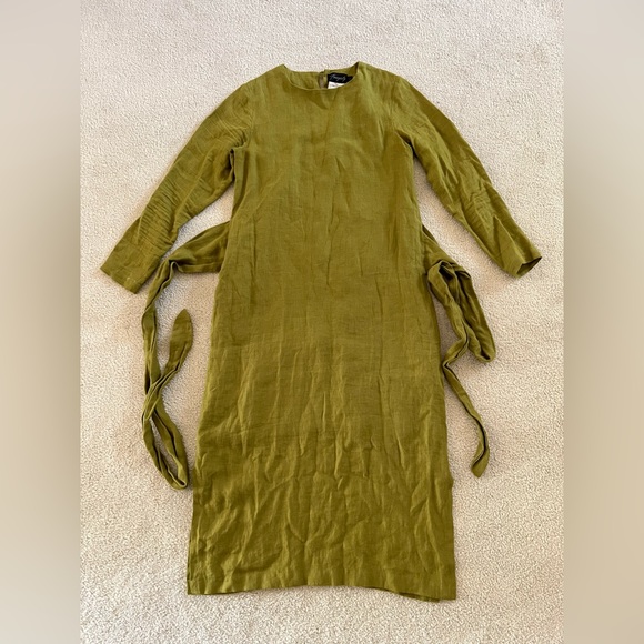 Fauxgerty “The Frannie” Vintage Linen Dress - Picture 3 of 6